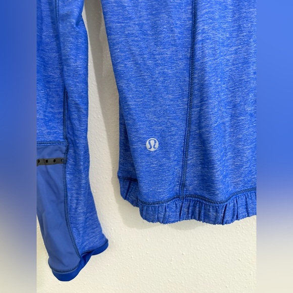 Lululemon Pace Pusher 1/2 Zip in Blue - Picture 6 of 7